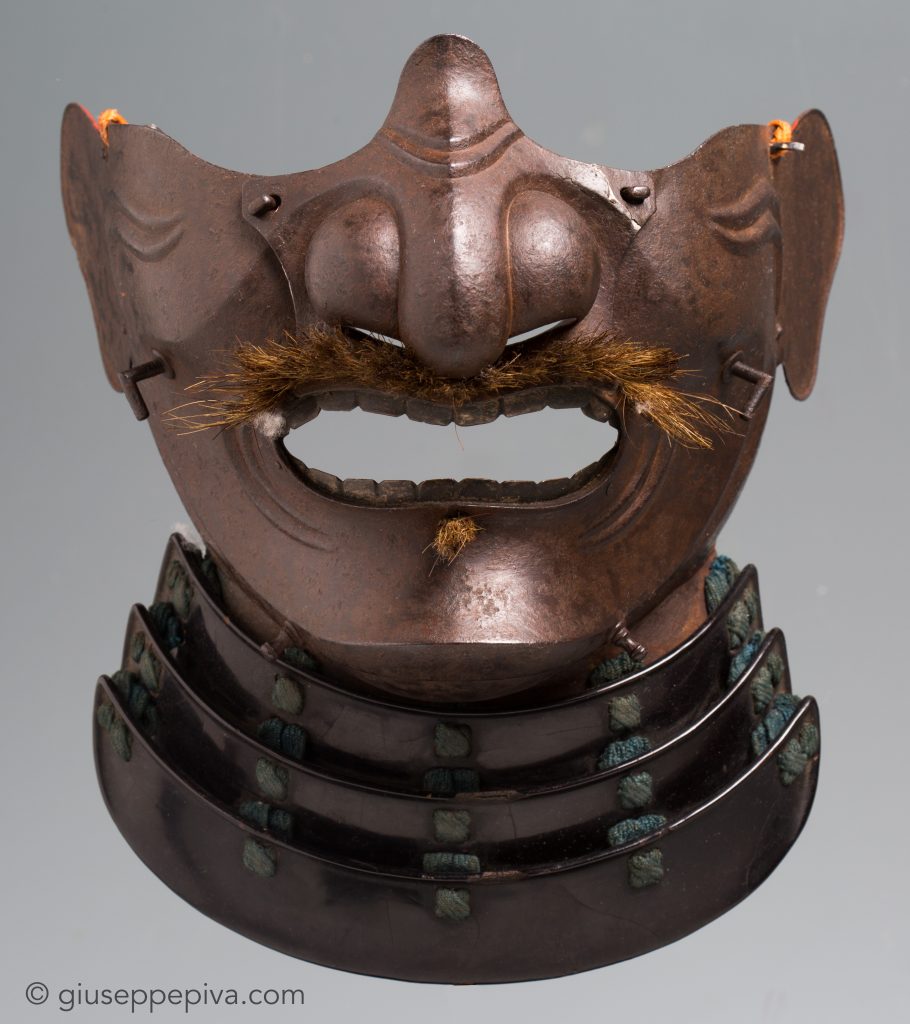 Ressei menpo, Myōchin school mask for samurai armor | GIUSEPPE PIVA ...